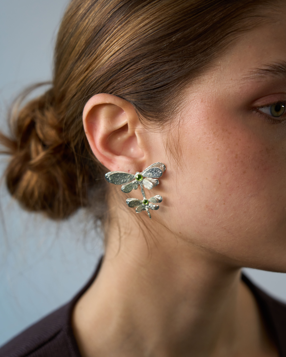 Aretes Libélula Doble