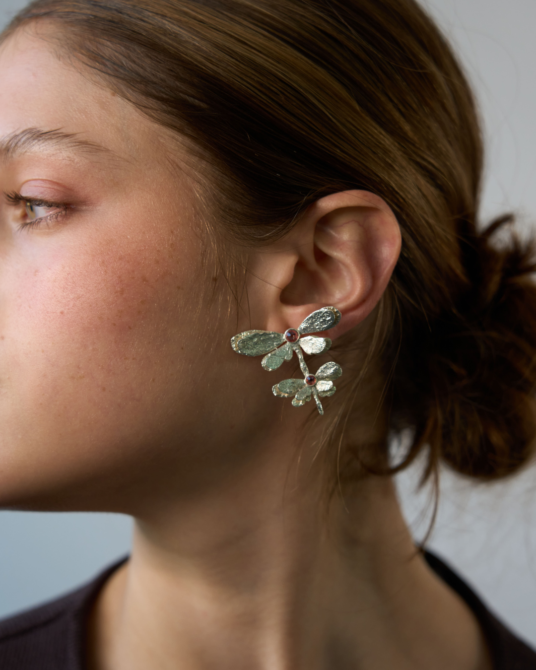 Aretes Libélula Doble