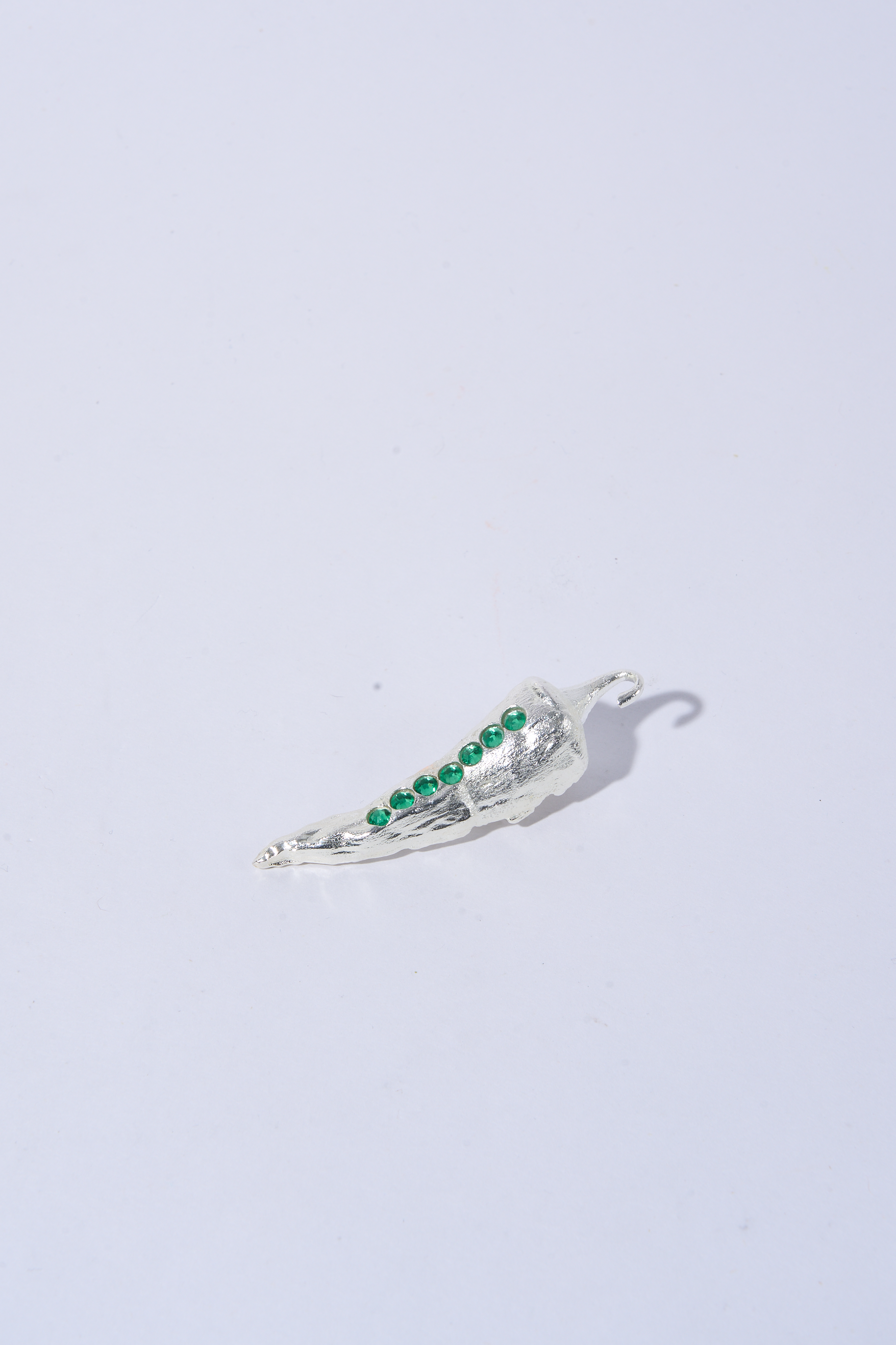 Prendedor Chile Plateado