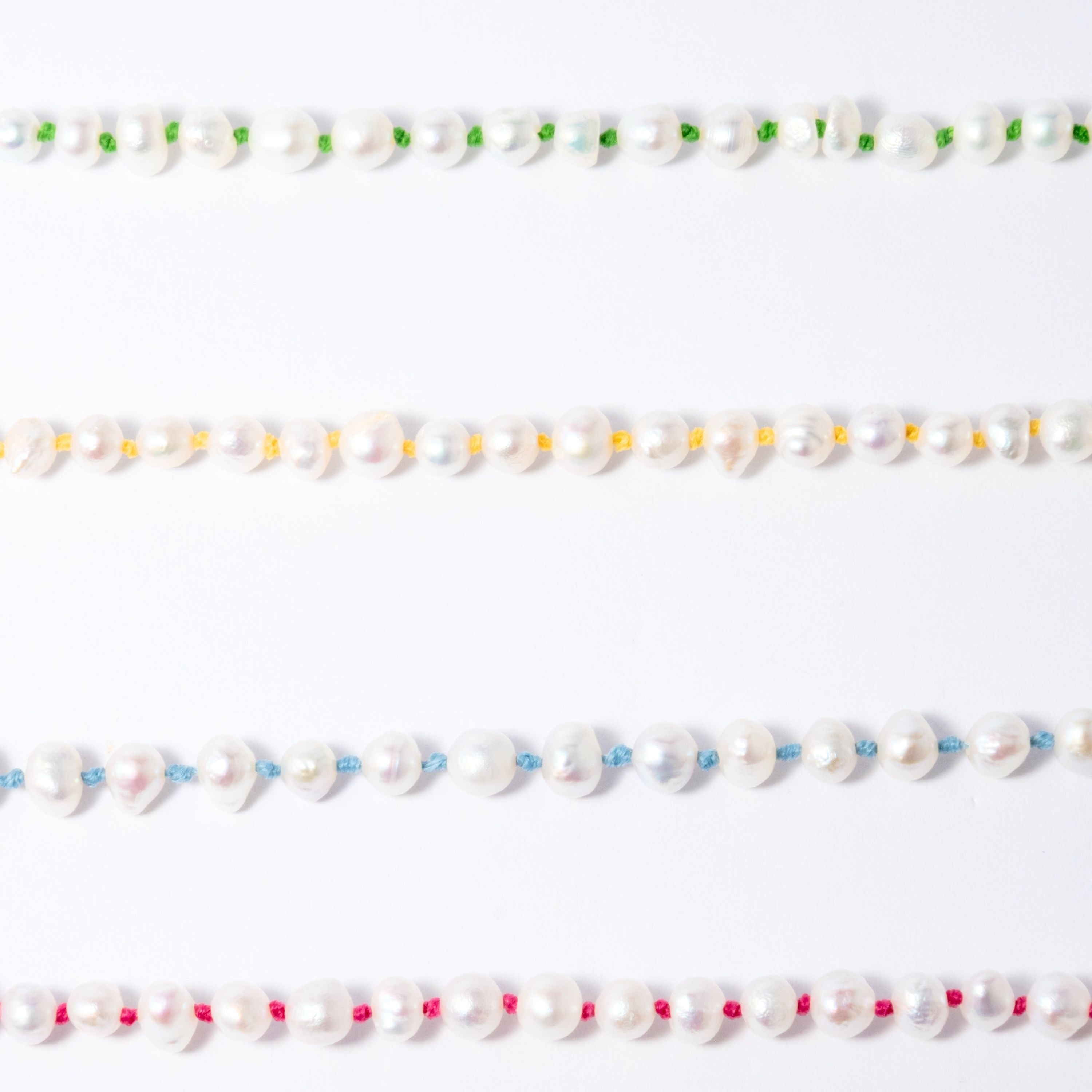 Collar Perla Fucsia