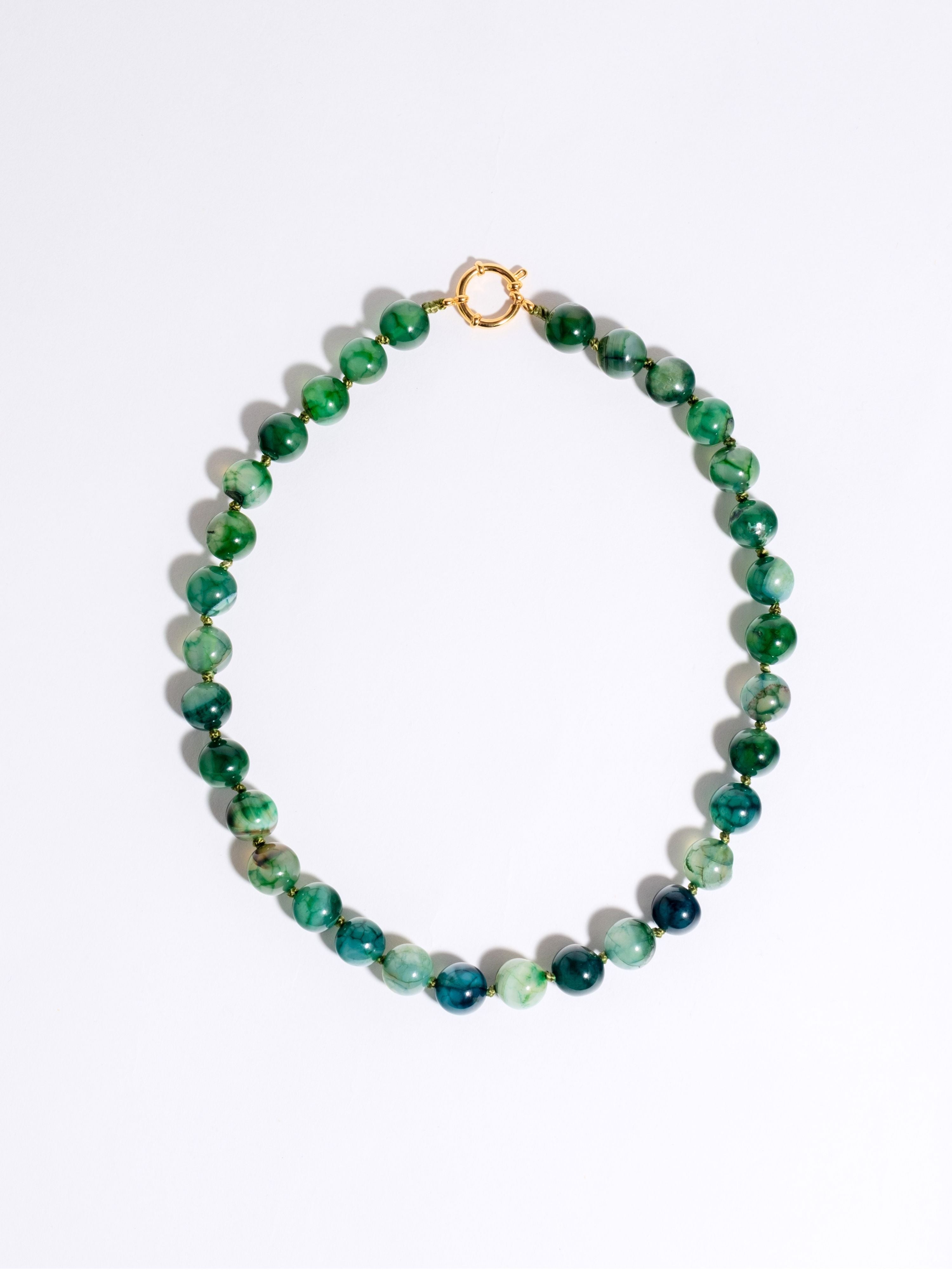 Collar Ágata Verde
