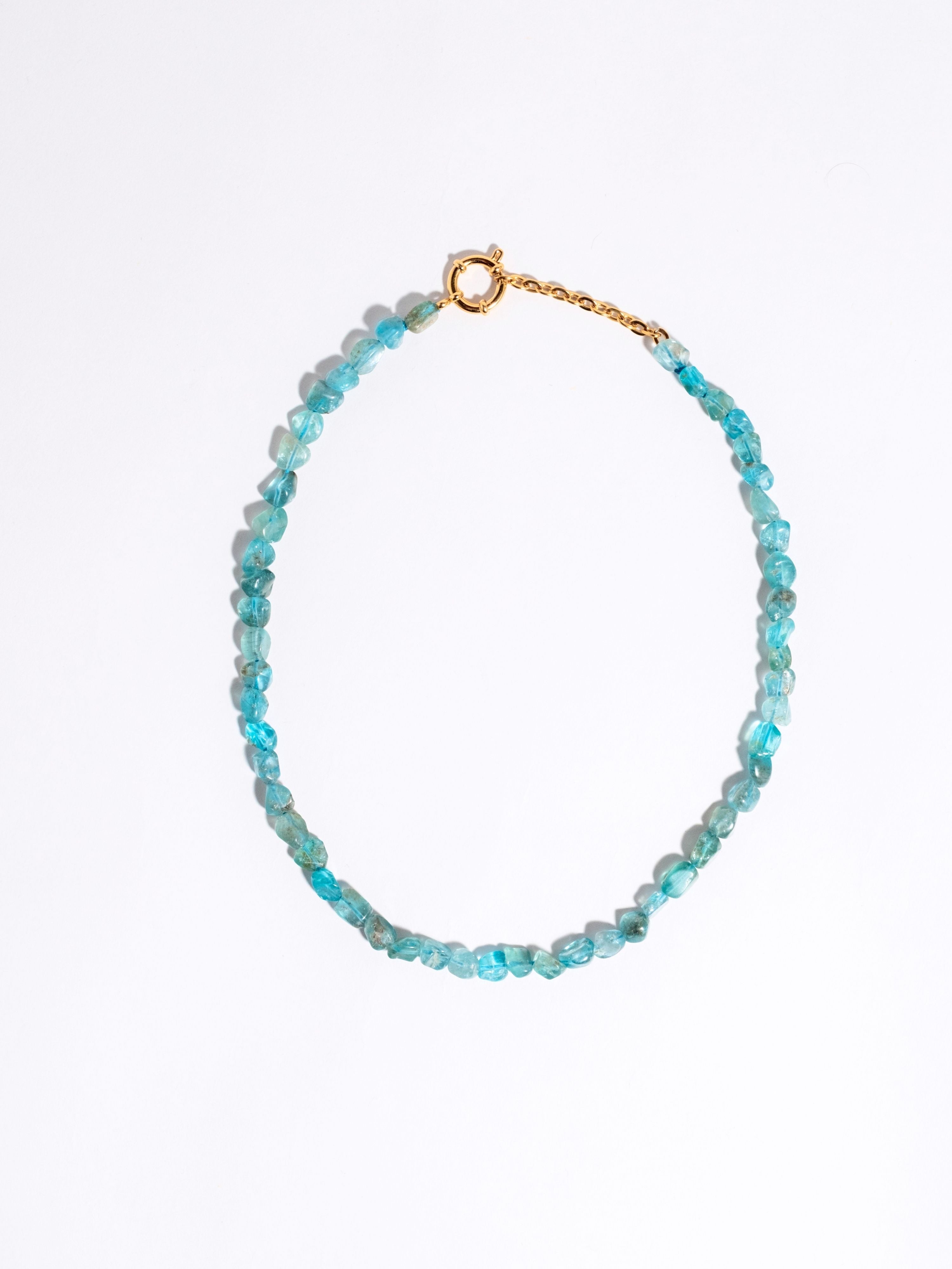 Collar Fluorita Azul