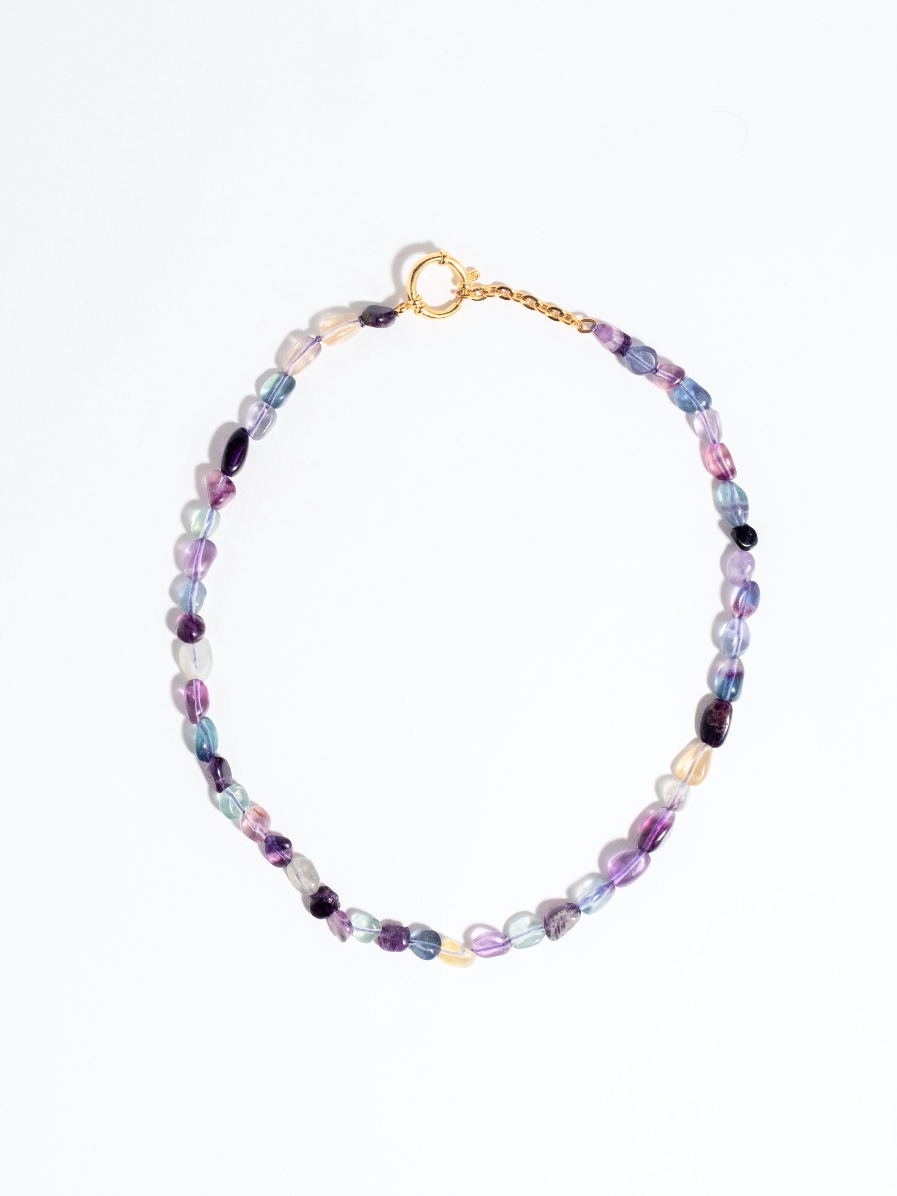 Collar Fluorita Morado